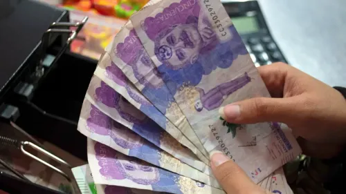 En la foto: dinero colombiano