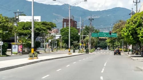 En la foto: Calles de Medellín