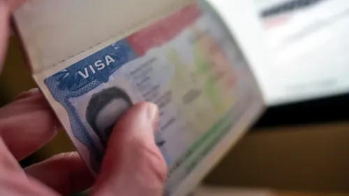 En la foto: Visa Americana