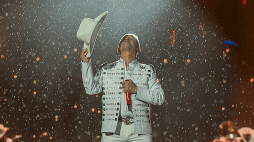 Giovanny Ayala en su presentación de la Feria de Manizales