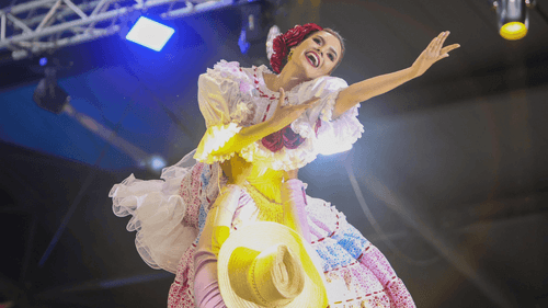 Participante del anterior Festival del Bambuco