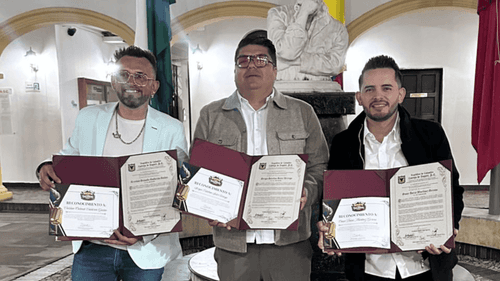 Cristian Calderón, Sergio Soler y Omar Martínez
