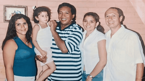 Familia de Diomedes Díaz con su exmánager, Manuel José Páez Álvarez.