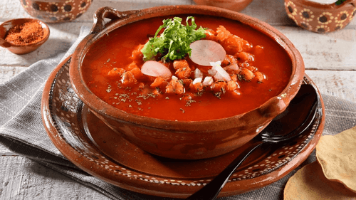 Plato de pozole