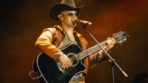Luis Alfonso, cantante colombiano, en el Festival Estéreo Picnic