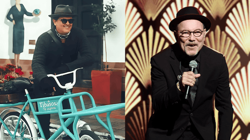 Izquierda: Carlos Vives. Derecha: Rubén Blades