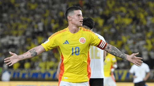 James Rodríguez, capitán de la Selección Colombia