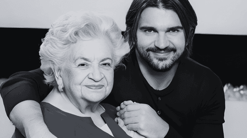 Juanes y su madre, Alicia Vásquez